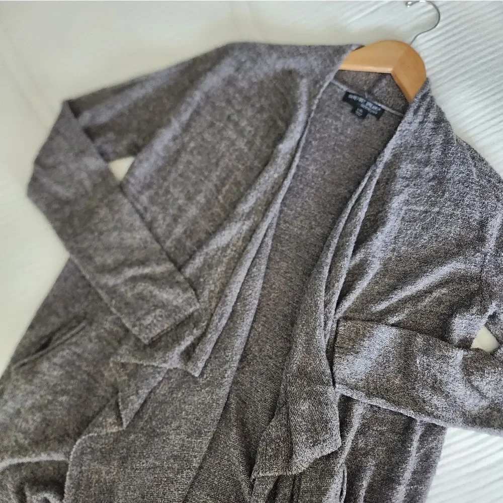 Barefoot dreams cozy chic ultra lite Open front cascade cardigan sweater
